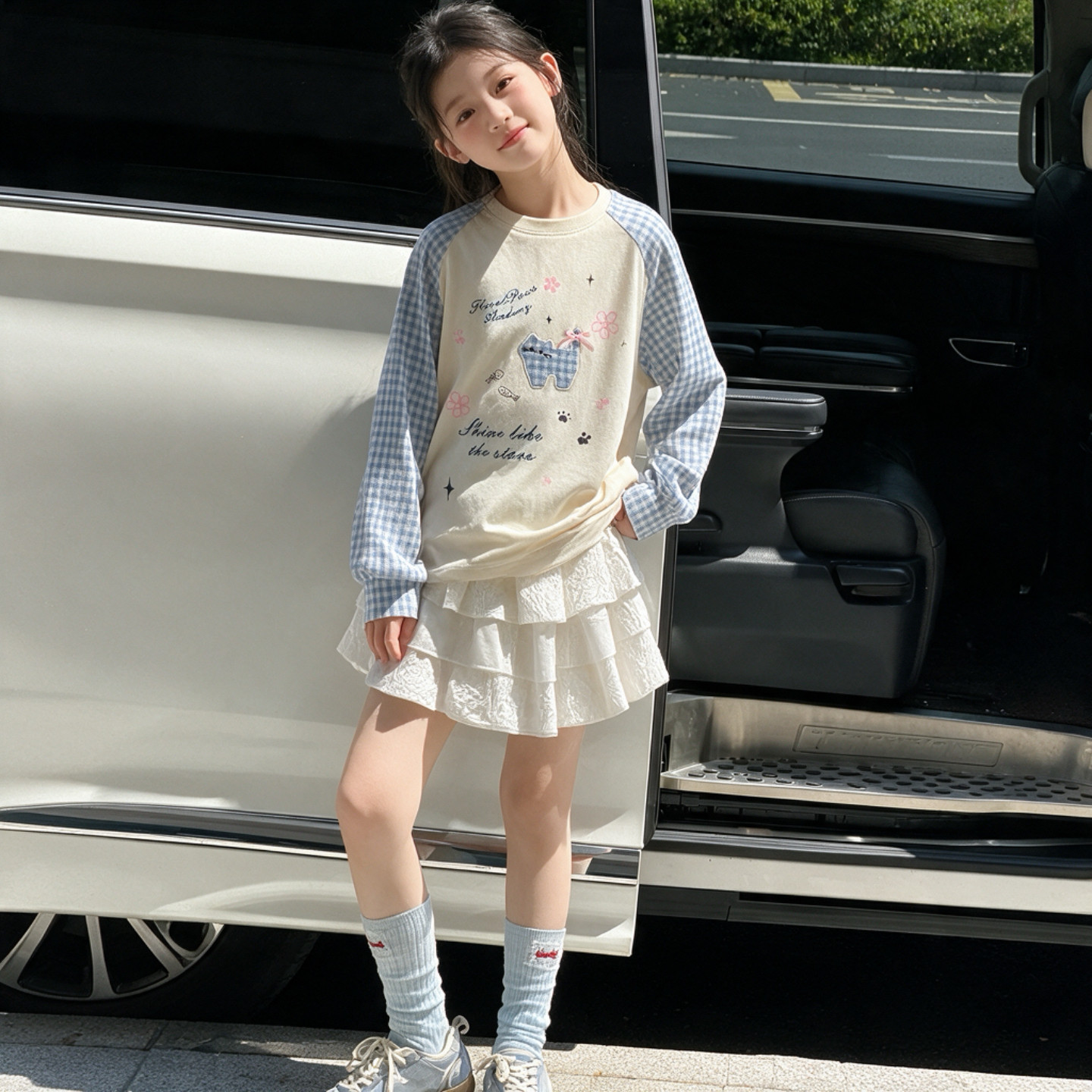 女童秋季长袖卫衣2026新款洋卫衣/绒衫