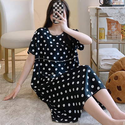 睡裙夏季甜美花边绵绸