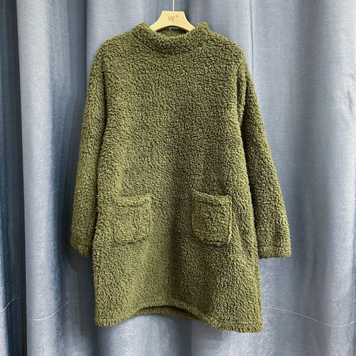 【不退换】日单秋冬女士泰迪绒珊瑚绒家居服保暖休闲上衣可外穿