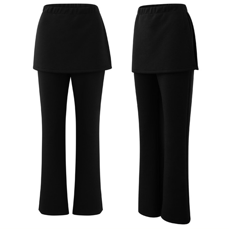 LU家同款～超柔软空气层假两件带裙微喇裤直筒喇叭裤显瘦高腰长裤,女装/女士精品,休闲裤,淘宝优惠券,粉丝福利购,淘宝优惠卷