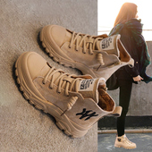 子女款 马丁靴女冬季 雪地靴 女士短靴加绒棉鞋 真皮鞋 靴子新款 雪地鞋