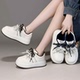 女百搭德训鞋 女款 绑带女鞋 厚底小白鞋 防滑运动鞋 子舒适休闲鞋 板鞋