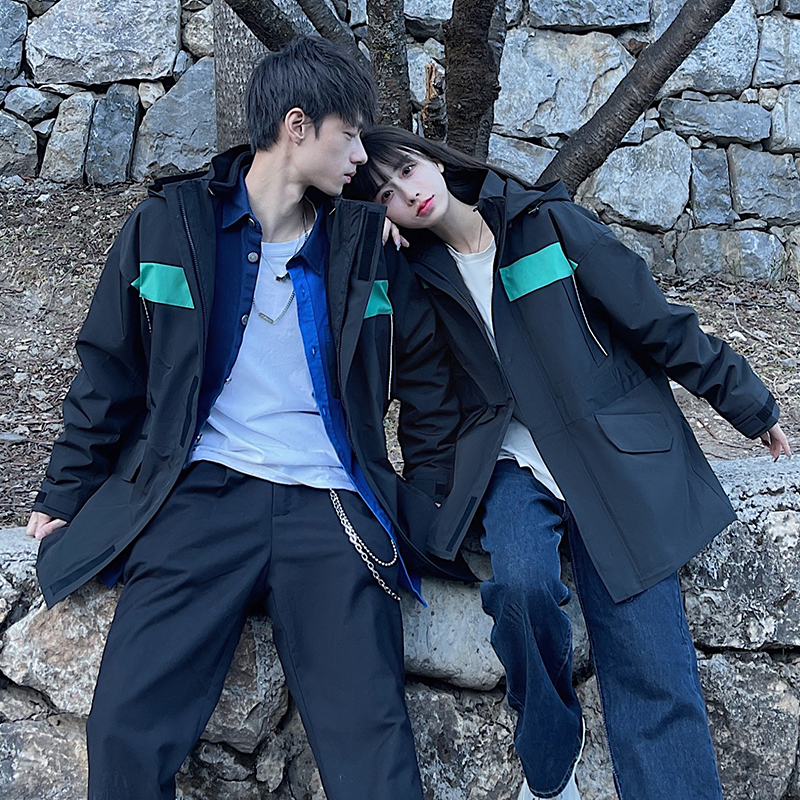 防风防水可拆卸冲锋衣