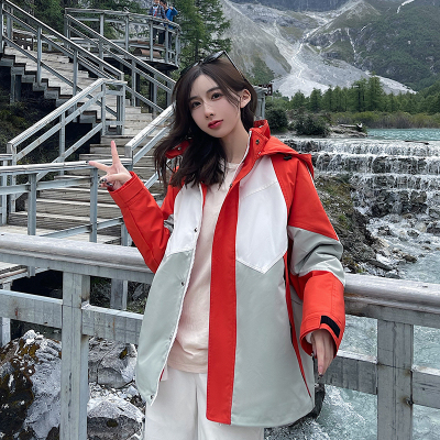 潮牌可拆卸新款炸街工装冲锋衣