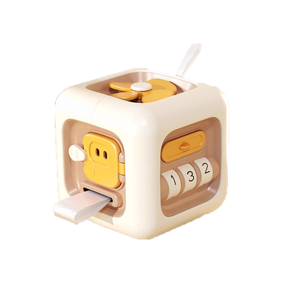 蒙氏早教魔方动动乐婴儿益智忙碌球0一1岁宝宝开关盒2六面体玩具3