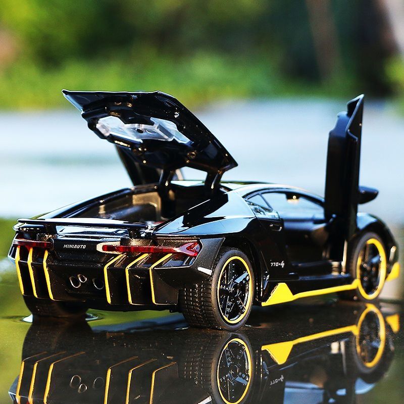 兰博跑车模型仿真合金车模儿童玩具车男孩赛车汽车模型摆件收藏