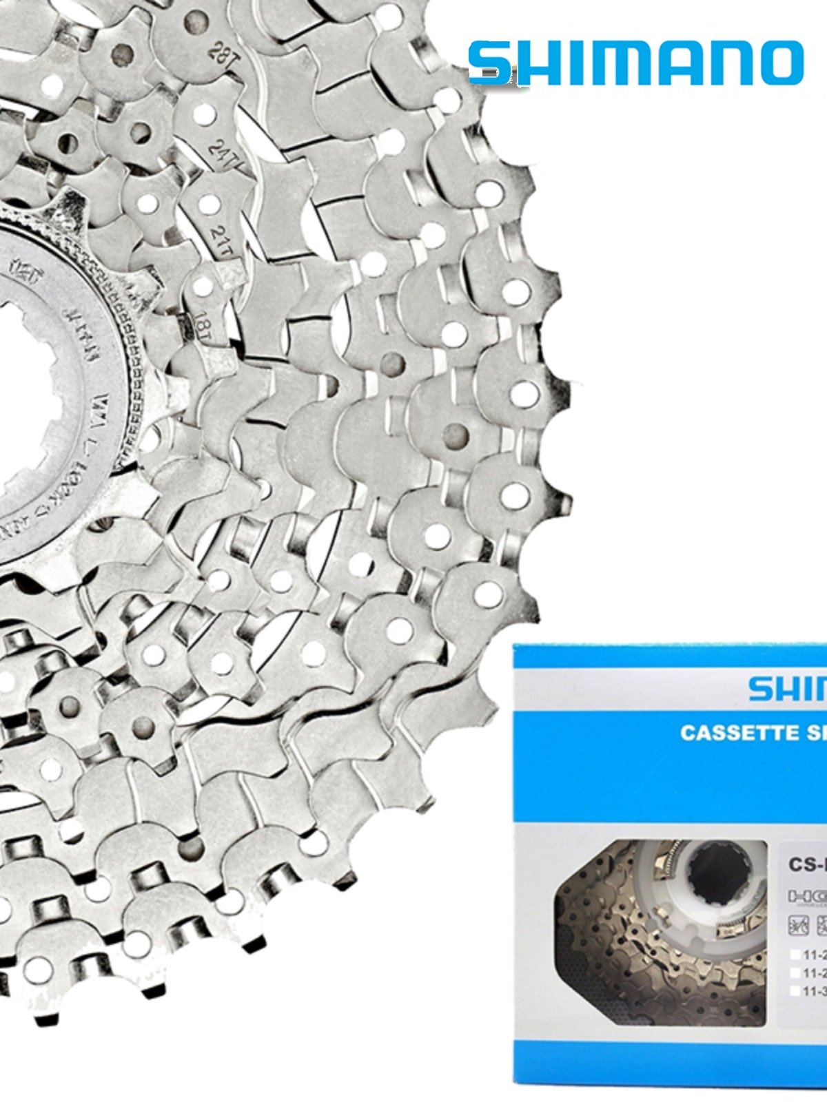 Shimano 9速10速山地飞轮Hg201/400山地自行车道hg500 /8速27/30S