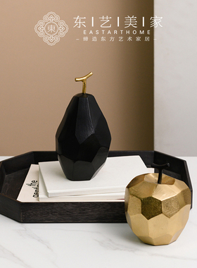 铝简约现代样板间装饰摆件