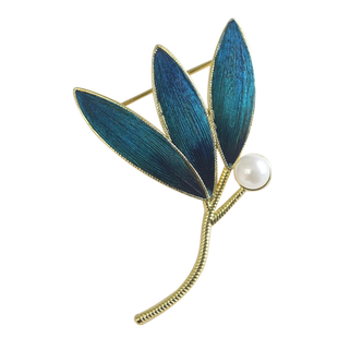 一世长安杨柳枝仿点翠胸针diy手工材料包母亲节女士暖场非遗活动