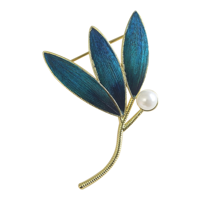 一世长安杨柳枝仿点翠胸针diy手工材料包母亲节女士暖场非遗活动