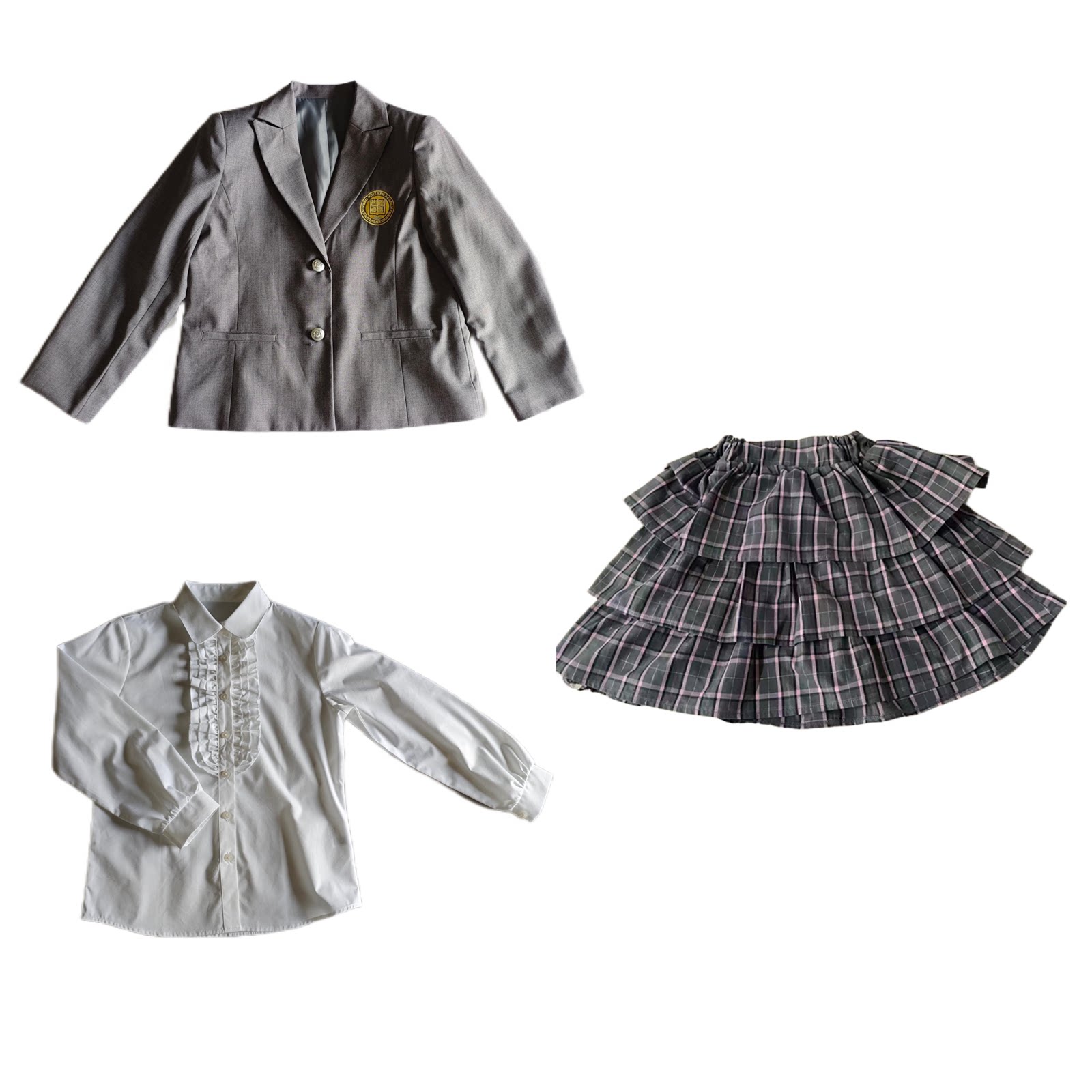 【惠贞小学部】女西服裙