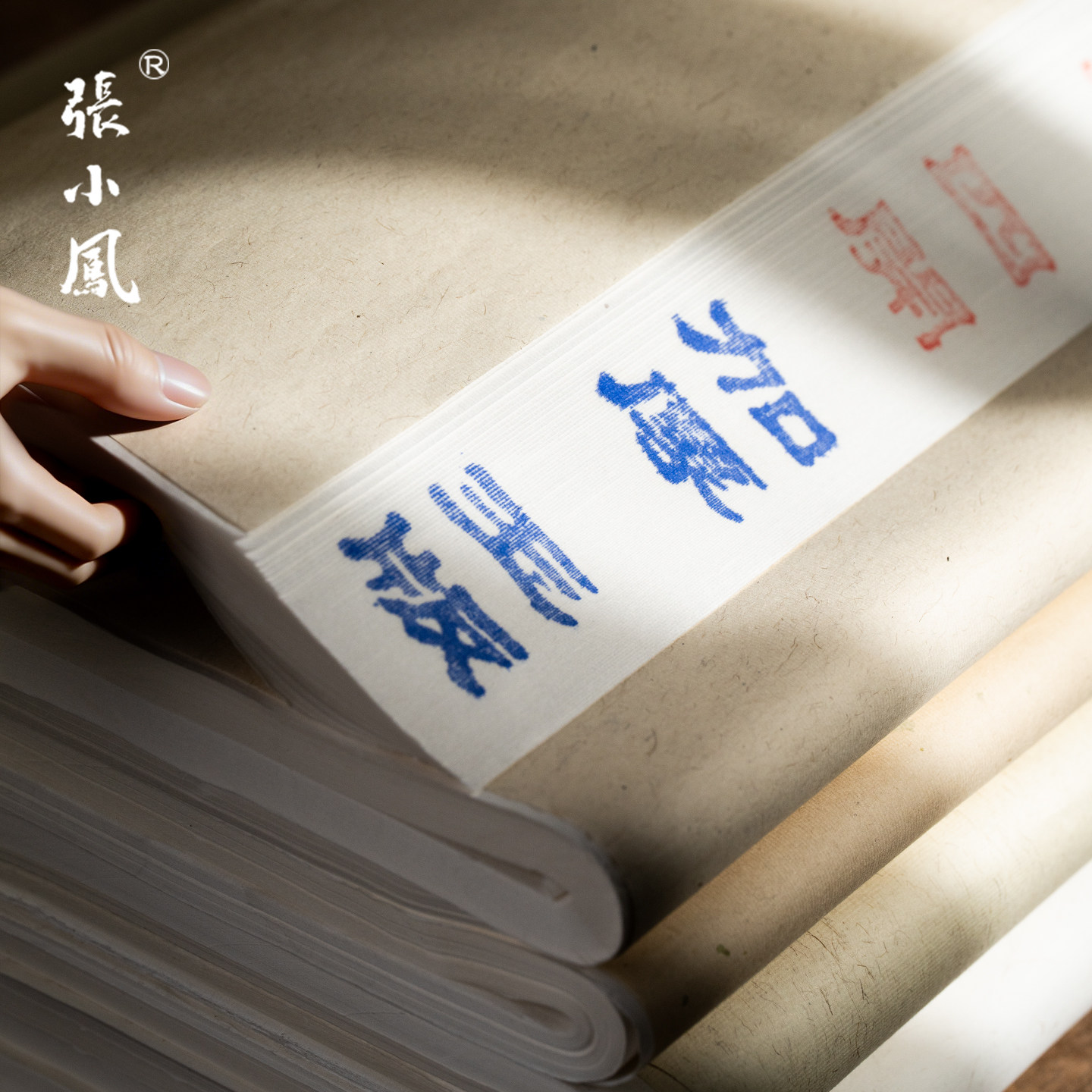 张小凤 加厚玉版书画纸 书法作品纸专用纸毛笔字练习纸空白半生熟生宣熟宣纸国画创作初学者专业美术生