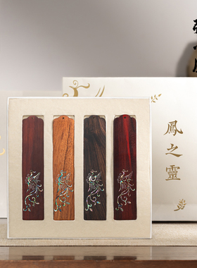 张小凤 凤之灵 书签古典中国风实木古风高档精致高级文创螺钿木质创意礼盒定制毕业礼物礼品文艺送礼纪念品