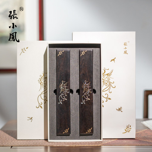 张小凤高档螺钿紫光檀实木镇纸