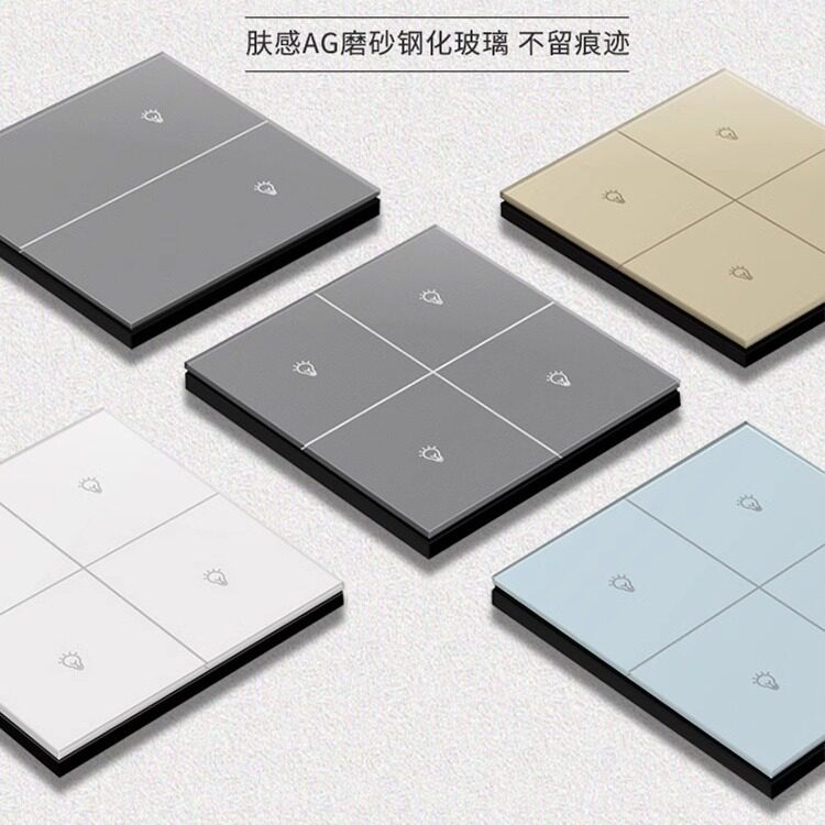 蓝牙mesh用小爱同学智能开关面板涂鸦zigbee零火蓝牙家居语音开关