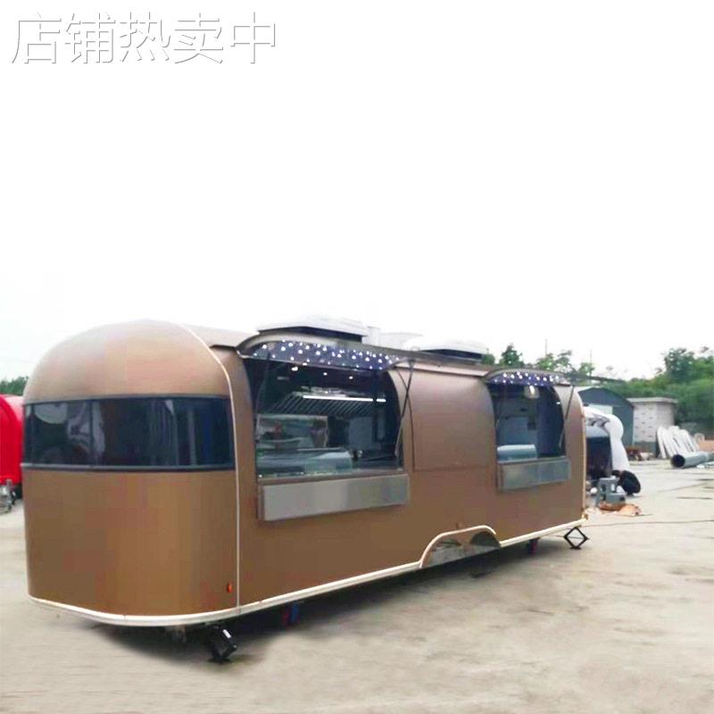 地摊车热闹区街景夜市摆摊多功能美食小吃车商用烧烤油炸早餐车