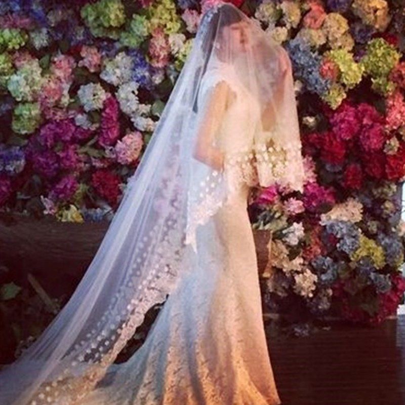 日本致花瓣影楼森系头饰头纱拖尾花朵超仙婚纱白色公主3米结婚婚|ruв категории Аксессуары, свадебное платье, аксессуары, вуаль - от Buy2taobao.com для оказания профессиональной услуги покупки агента Taobao