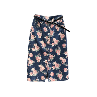 中长裙A字型百搭花色新品