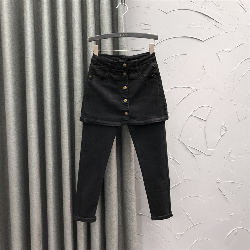 简兰顿铅笔裤长裤百搭高腰新品