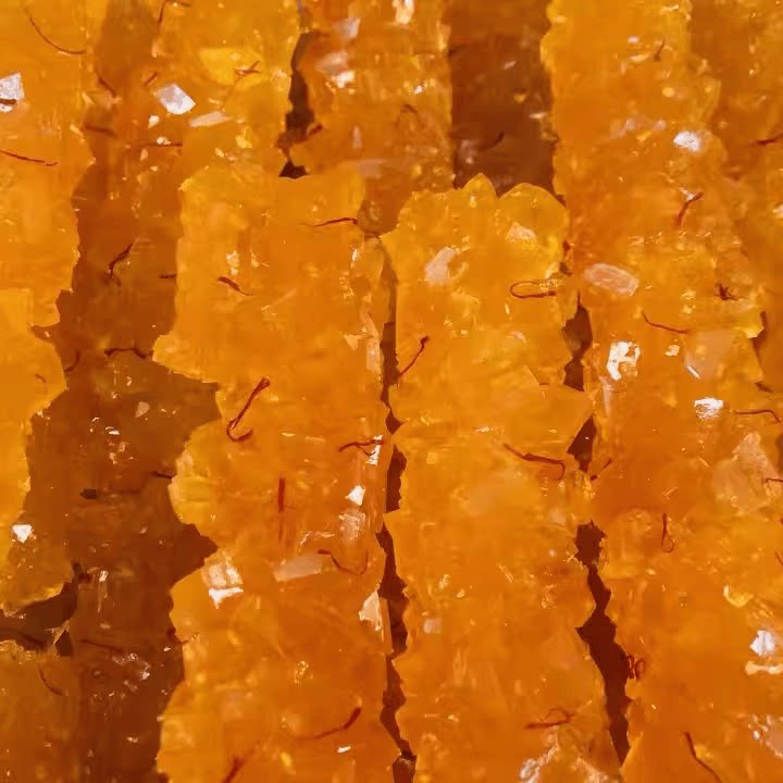 新疆特产新疆纯手工制作藏红花冰糖黄冰糖500g全国包邮