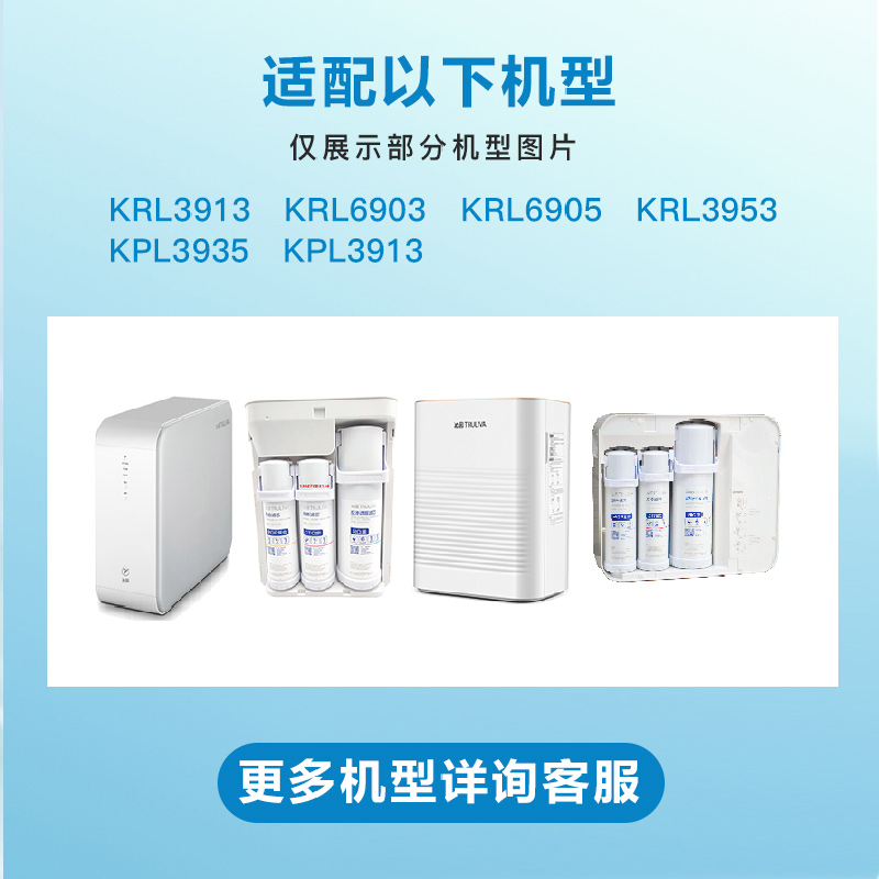 沁园净水器滤芯适配 KRL3913/KRL5003/KRL6903/KRL6913净水机滤芯