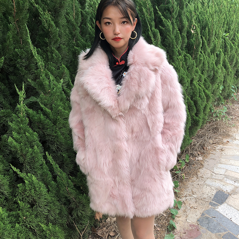 托斯卡纳皮毛一体皮草外套西服