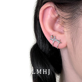 星星耳夹无耳洞女新款 气质超闪锆石耳骨夹高级感轻奢精致耳饰耳挂