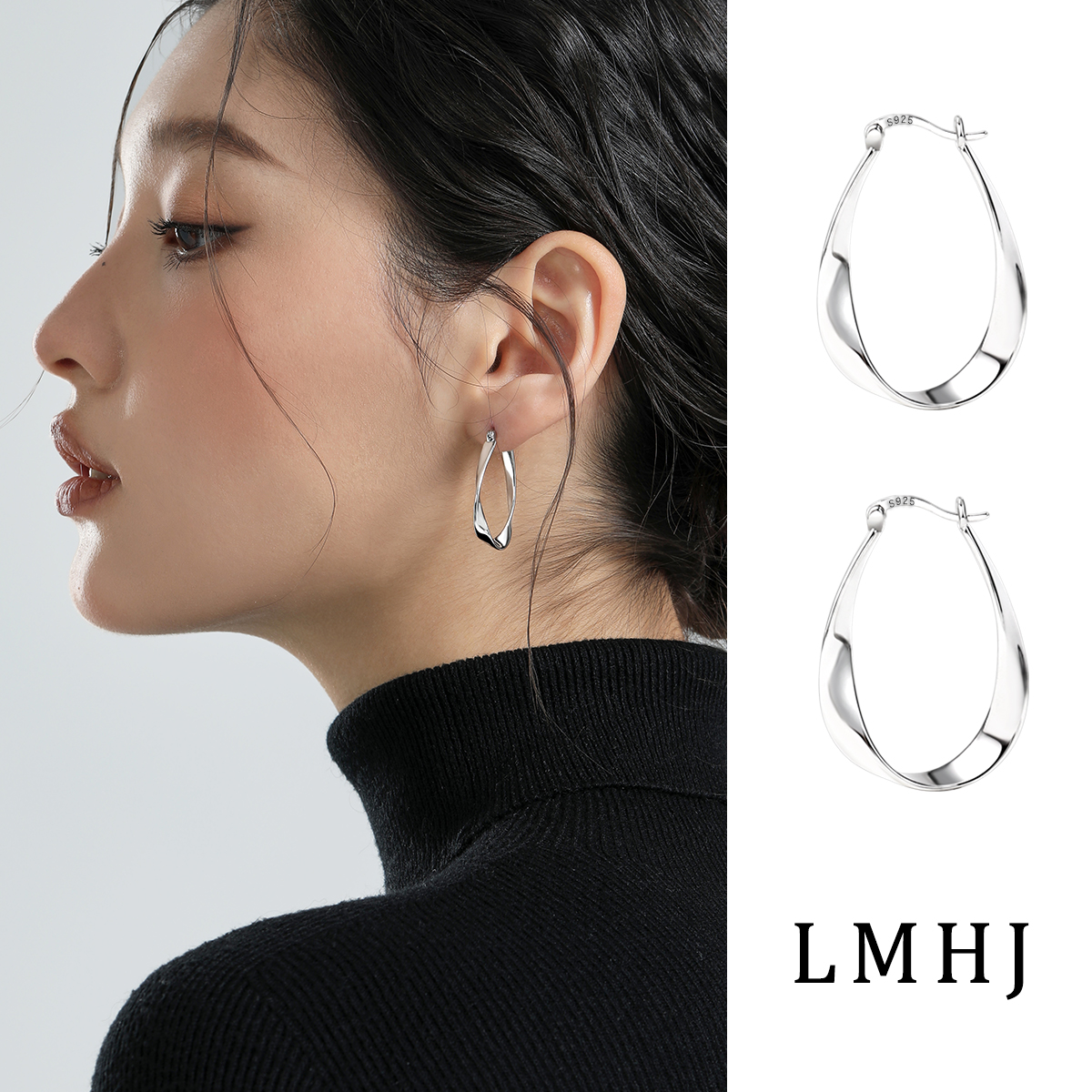 莫比乌斯耳环2024新款爆款