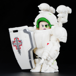 积木人仔玩具MY801 游戏周边星际争霸陆战队员机枪兵第三方MOC拼装