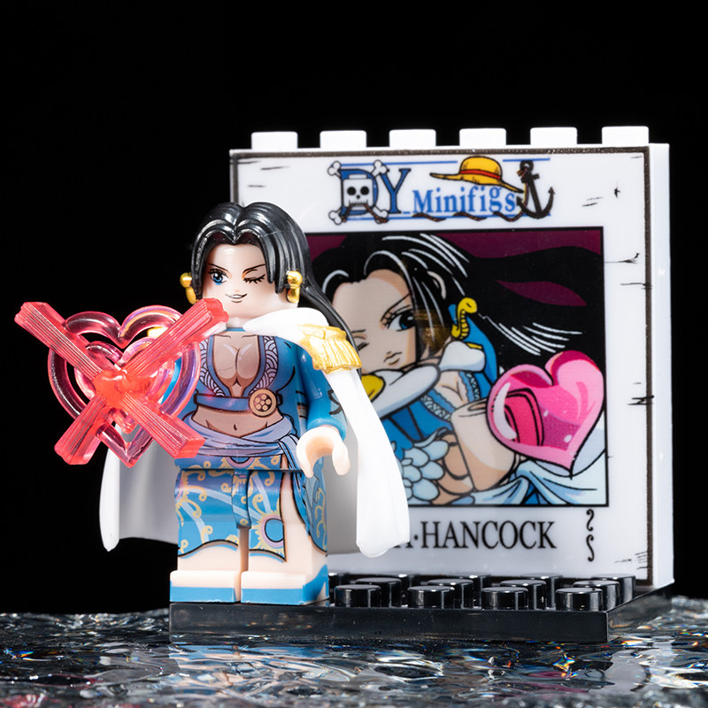 DY海贼王女帝山治艾斯蕾玖加洛特第三方拼装积木人仔玩具