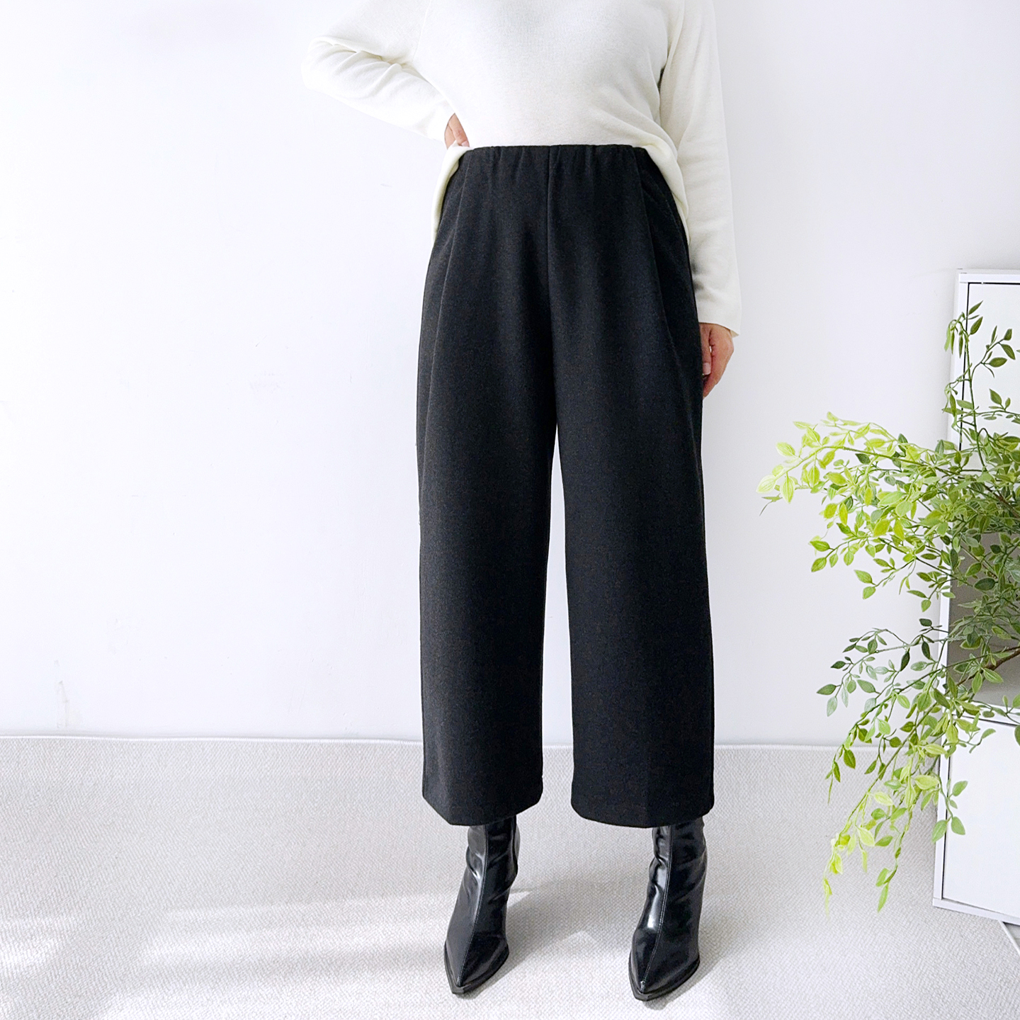 大爽家大码羊毛山本裤女冬季裤子