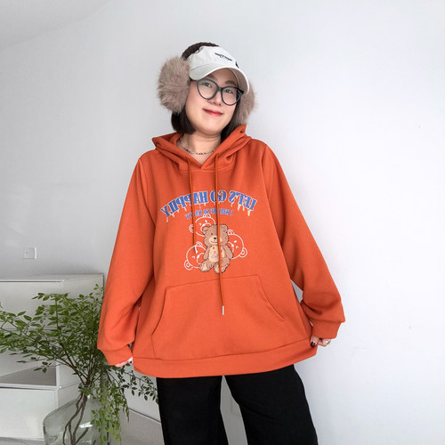 大爽家宽松连帽卫衣女秋冬上衣