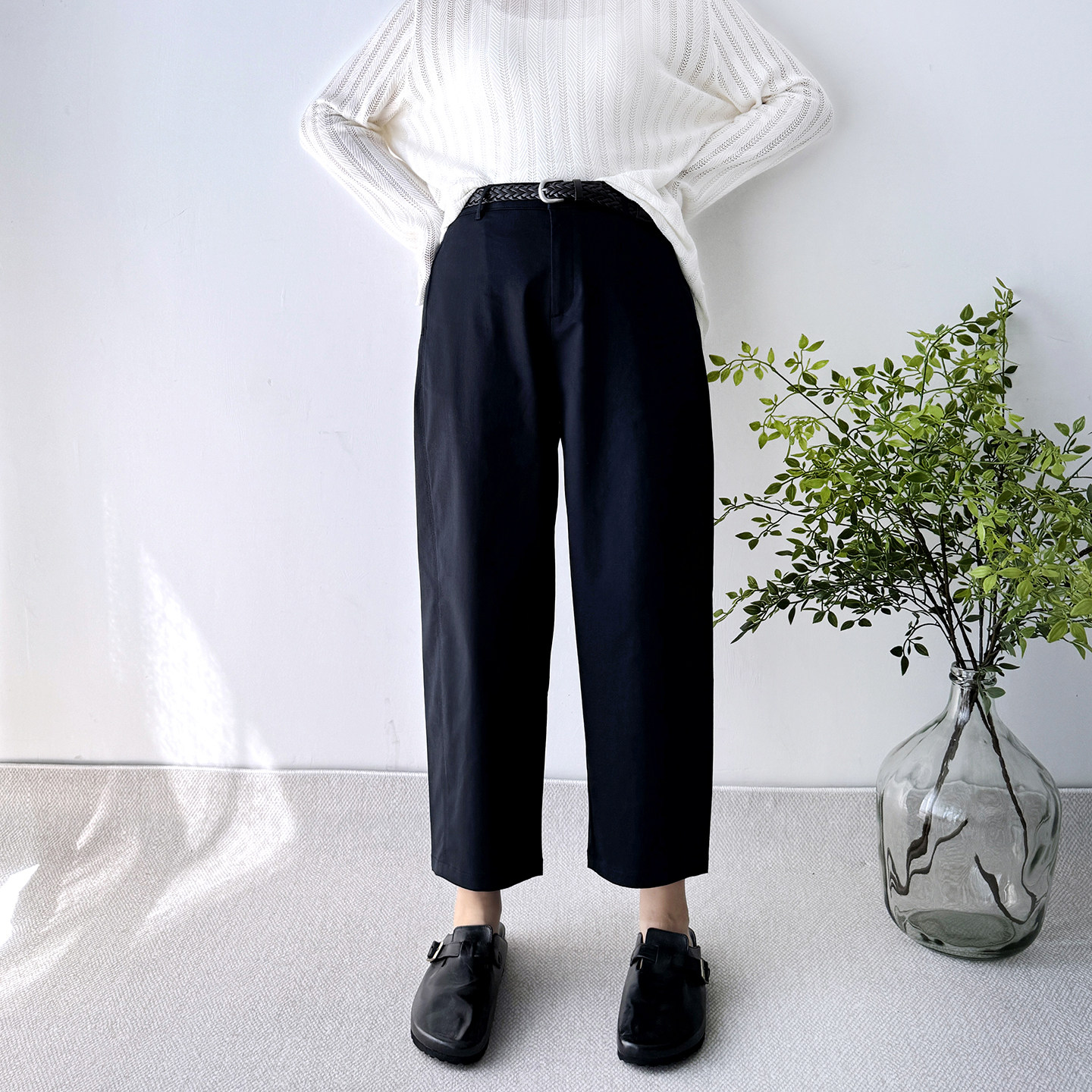 大爽家大码哈伦休闲裤女秋萝卜裤