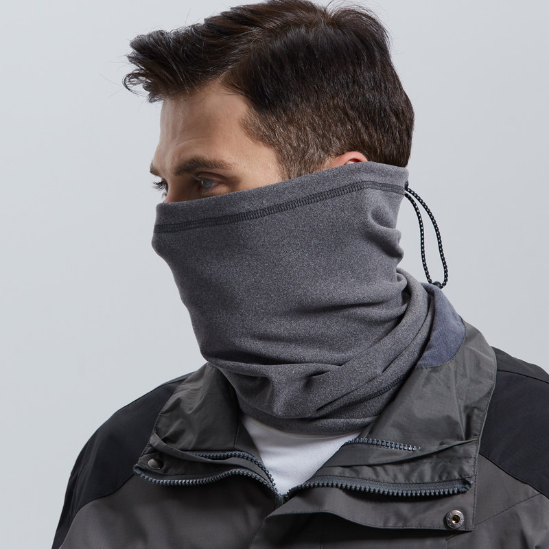 秋冬保暖骑行头巾防风面罩滑雪护脸罩男围脖套防寒女面巾电动车帽