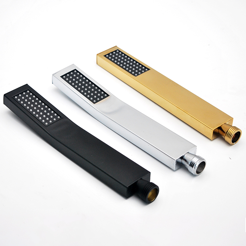 暗装不锈钢黑色金色花洒喷头