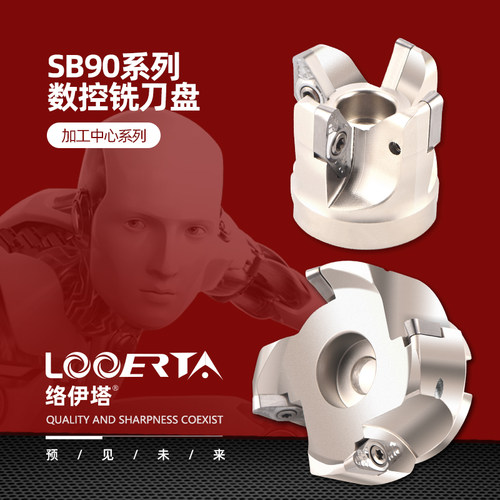 络伊塔大R390度直角铣刀盘