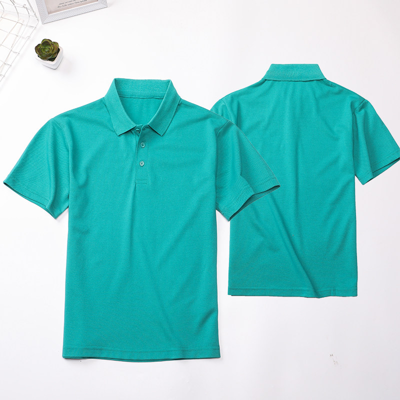 小学生夏季短袖宝石绿Polo衫半袖