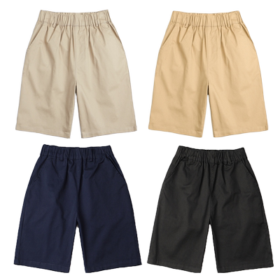 夏季男童卡其色藏蓝校服短裤