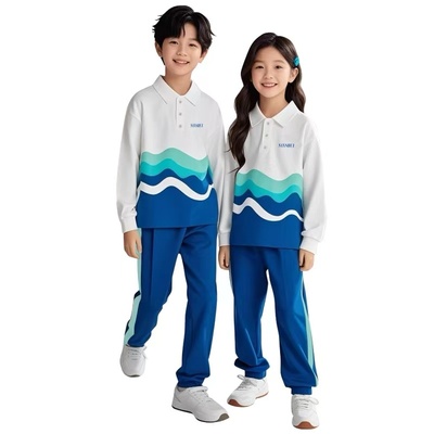 佛山三水区小学生校服春秋冬款长袖长裤套装2025年统一款有送校徽