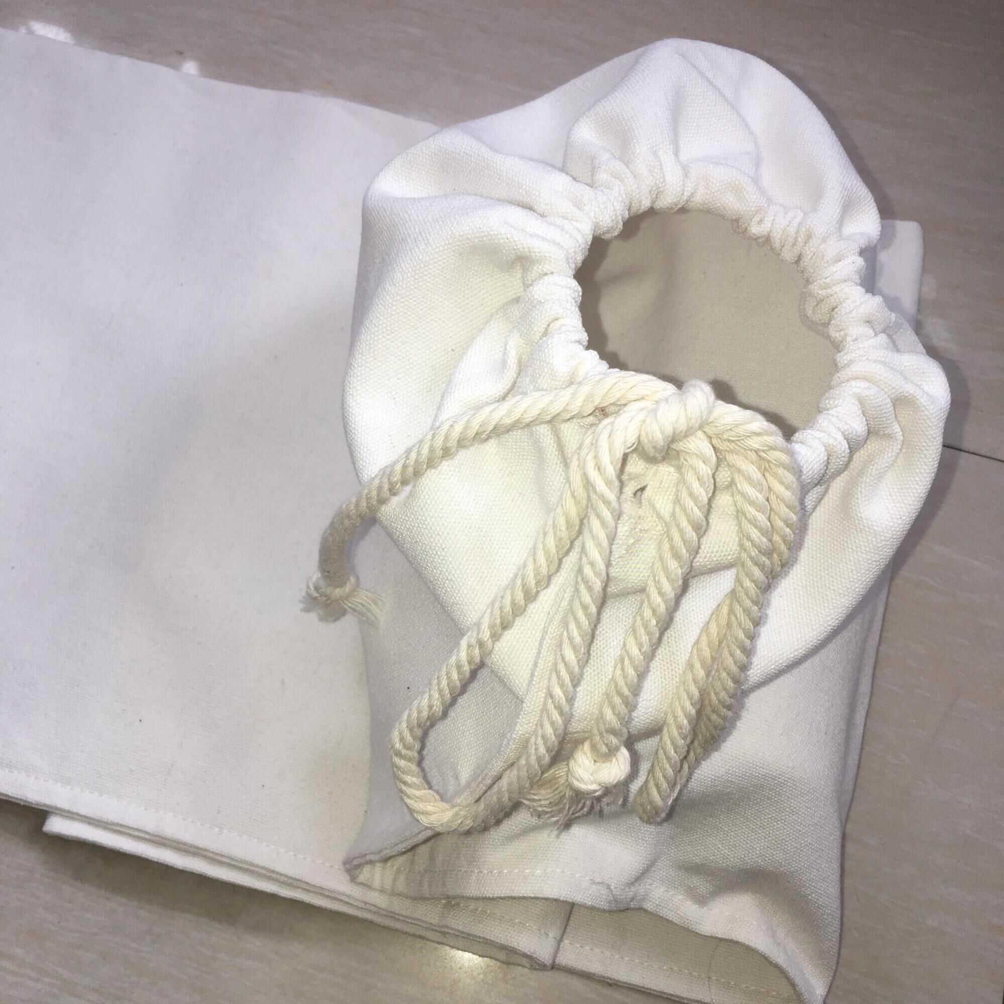 粉碎机布袋子帆布加厚大容量接粉布粮食玉米磨面口袋打粉接料防i.