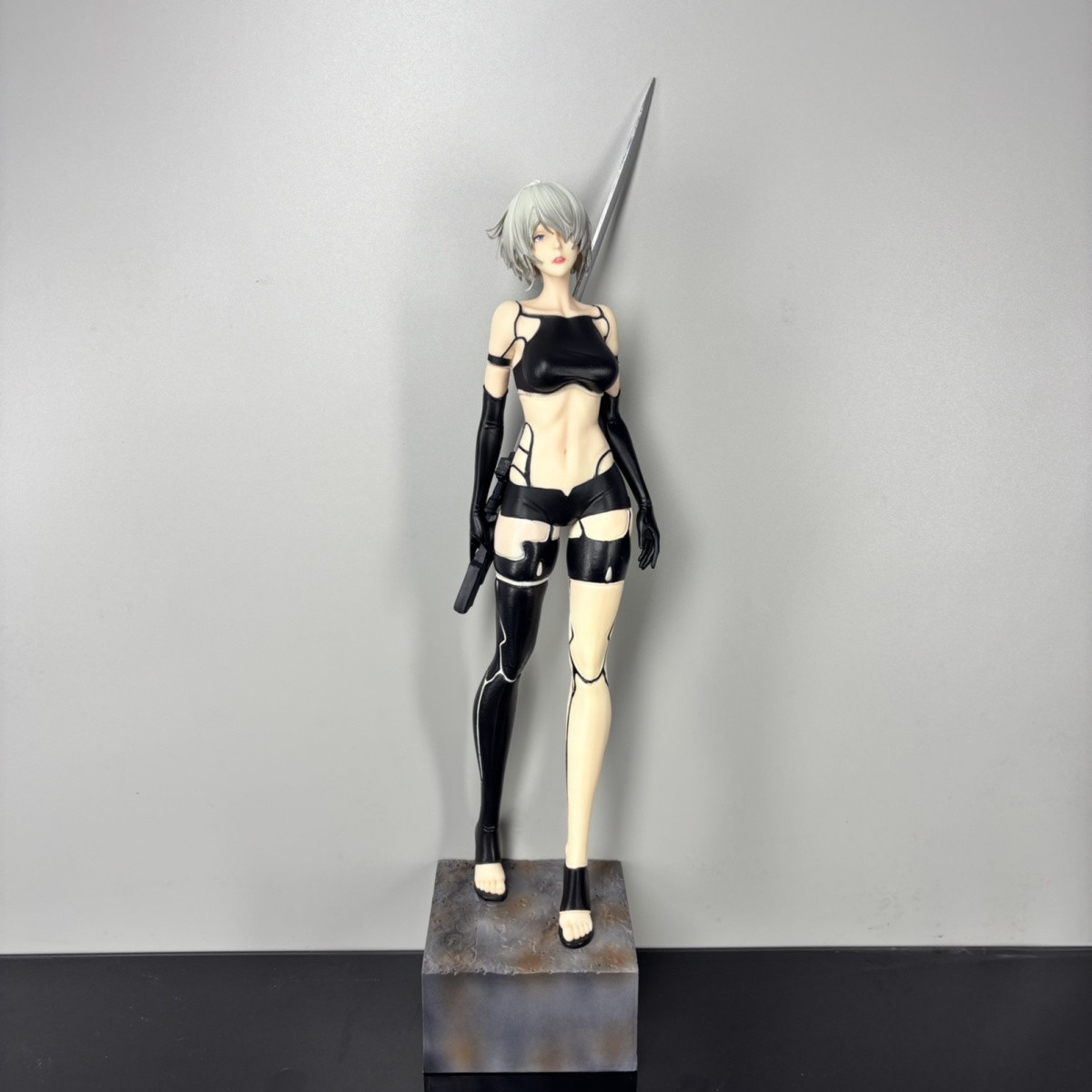 尼尔机械纪元  A2战损 双摆 1/4 50CM 雕像动漫游戏模型手办动漫