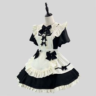 洛丽塔COS山楂浆果早女仆服装优雅Lolita泡泡袖围裙大佬大小姐