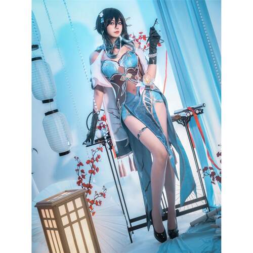 星穹铁道阮梅古风旗袍cos服服装