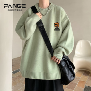 毛衣男款秋春季内搭打底针织衫宽松慵懒风高级感加绒加厚线衣外套