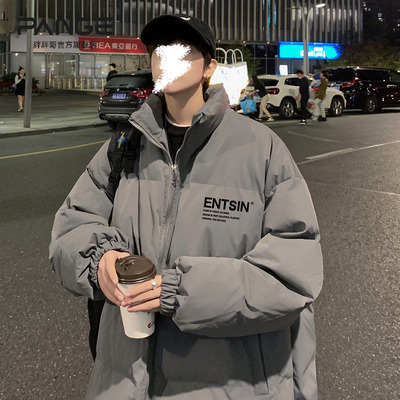 胖胖哥美式轻薄棉服男款冬季