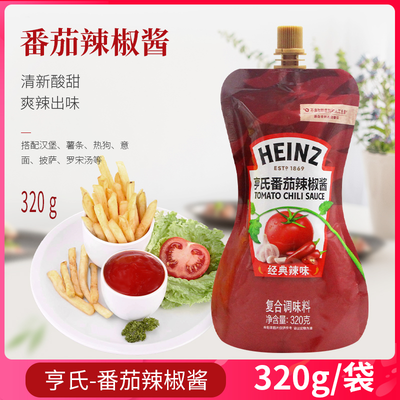 亨氏320g甜辣酱披萨春卷薯条番茄
