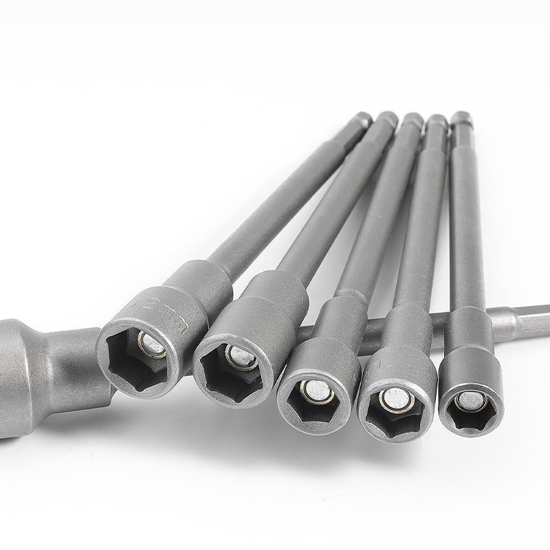加长彩钢瓦钉钻尾螺丝风批套筒头加长批头燕尾钉手电钻扳8mm10mm
