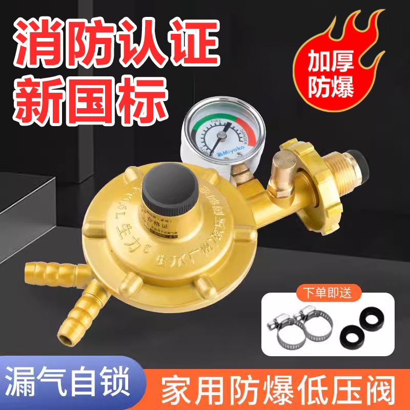 漏气自锁！德国家用防爆低压阀