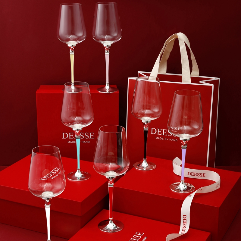 蒂爱仕方杆红酒杯香槟杯