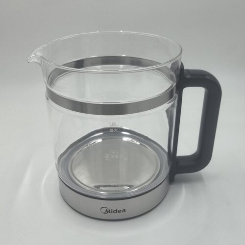 适用美的1.8L升养生壶配件MK-YS18P305/YS18P305加厚玻璃壶身壶盖